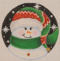 SN34 Red and Green Sparkles Snowman
