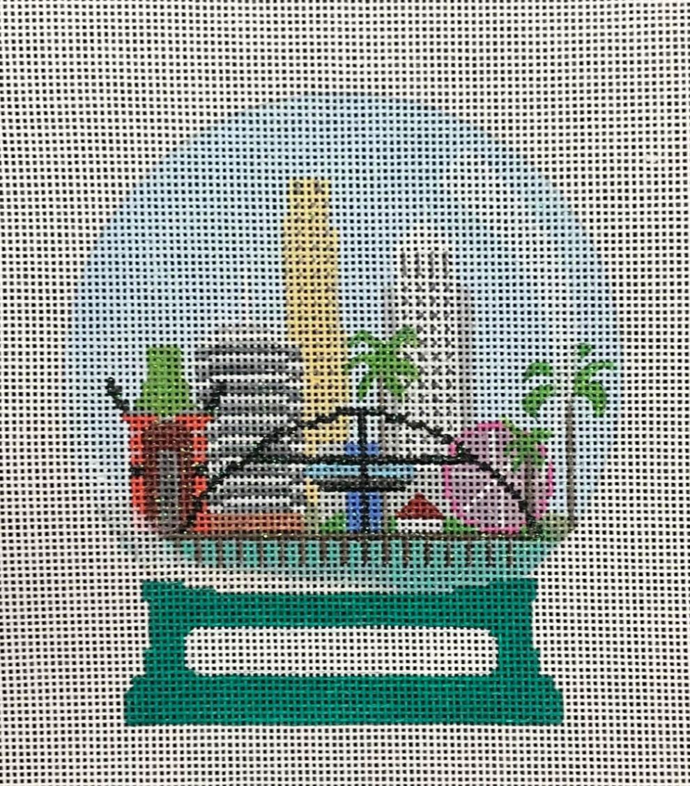 AL-078 Los Angeles Snow Globe