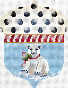 KCN1514 Winter Polar Bear Acorn