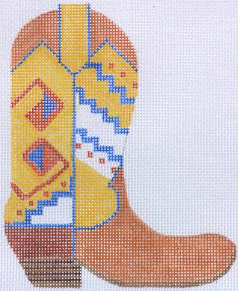 CB-08R Dhurrie Southwestern Cowboy Boot