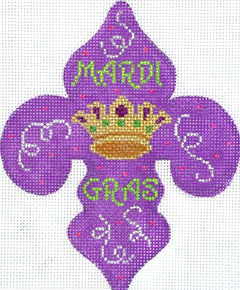 OM-265 Mardi Gras Fleur-de-Lys