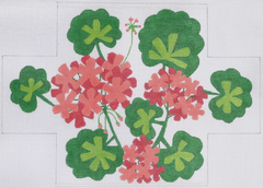 BR-05 Salmon Geraniums Brick Cover