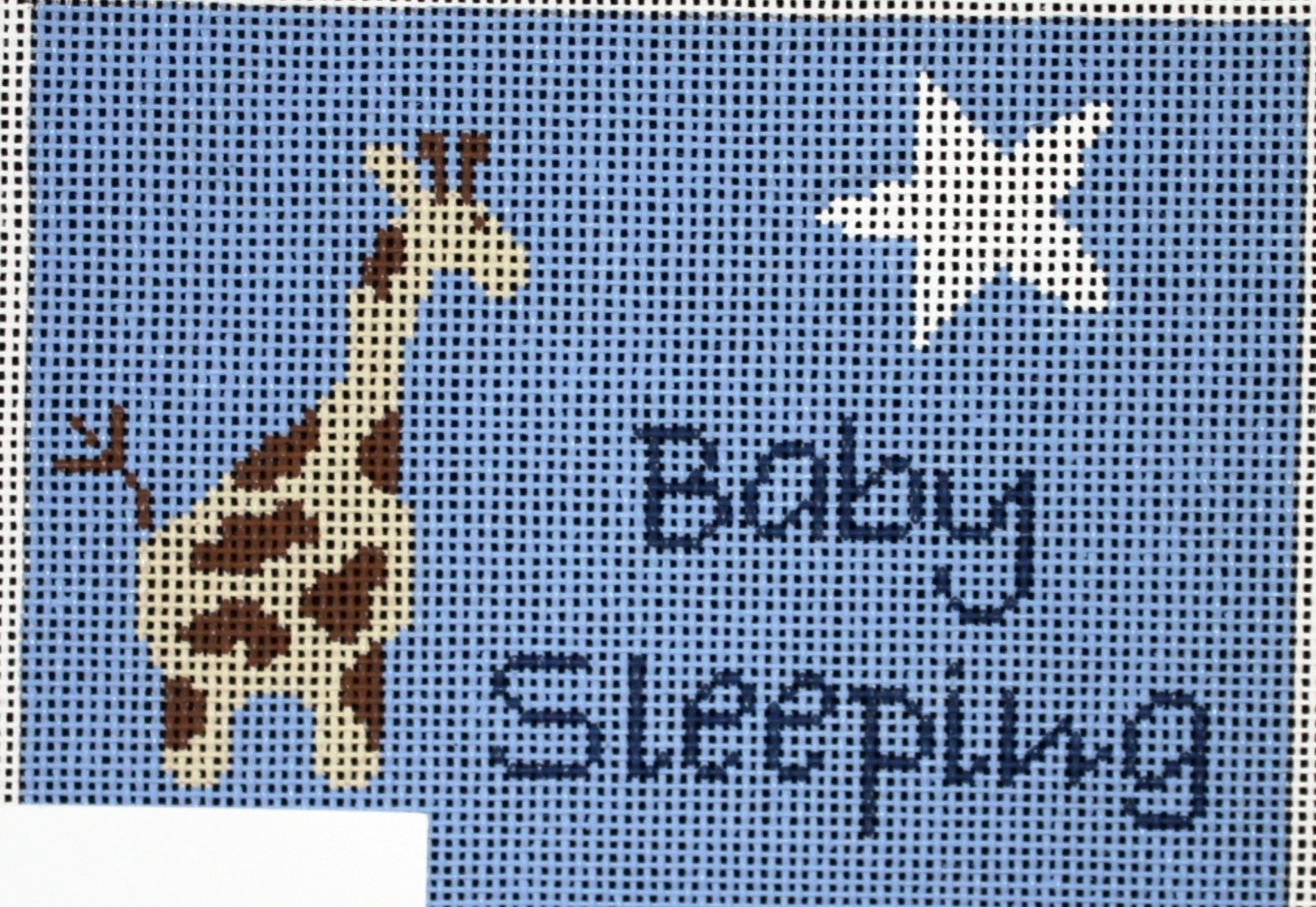DHG203 Giraffe Baby Sleeping - Blue