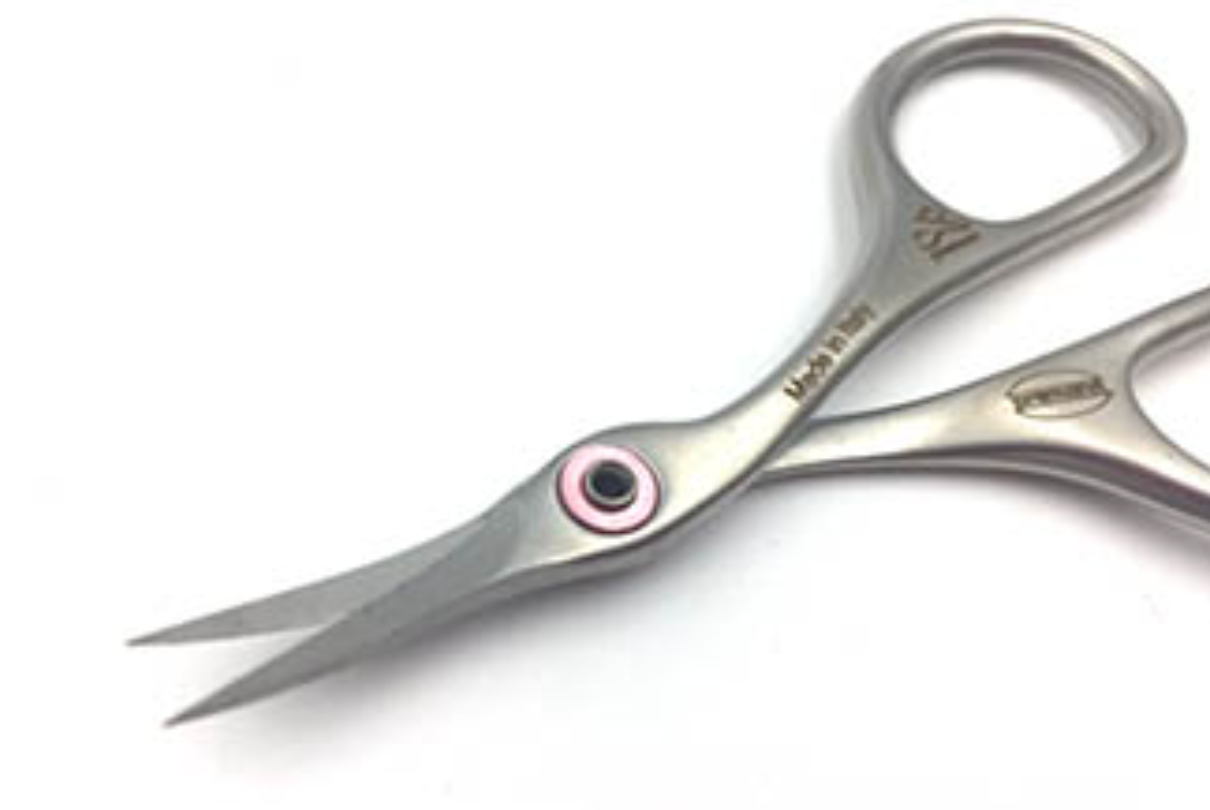 Ring Lock Curved Embroidery Scissors