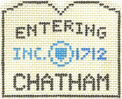 574 Entering Chatham Sign