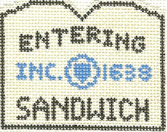 584 Entering Sandwich Sign