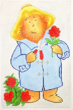 590B Paddington Bear and Roses
