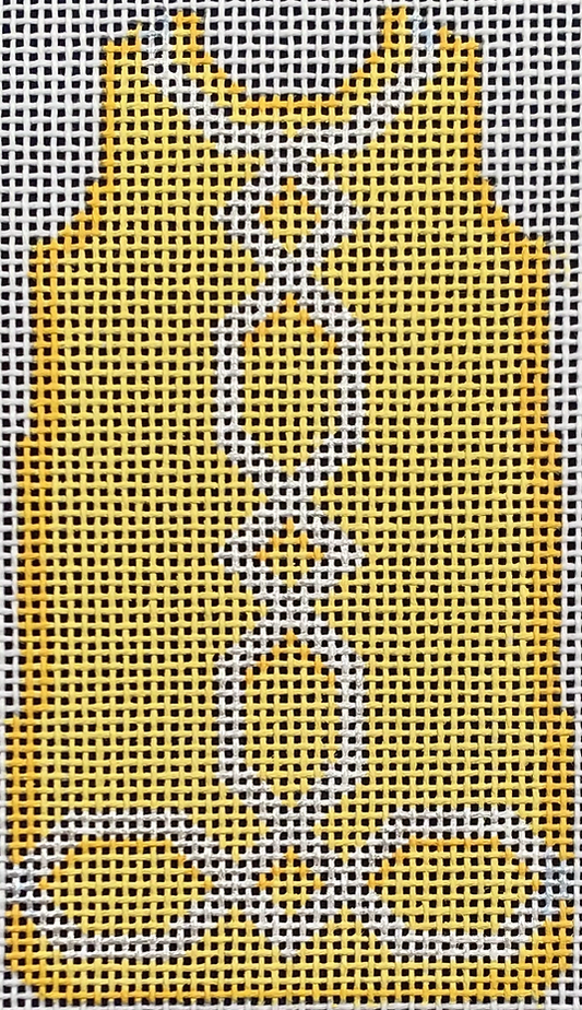 TS230 Lattice Trim Mini Shift Dress - Yellow
