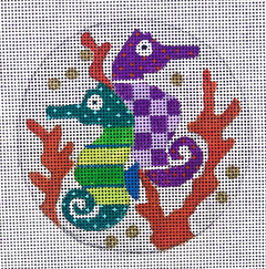 H274 Abstract Sea Horses