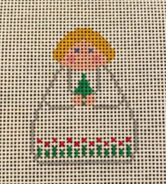 SI165-26 White Angel with Tree