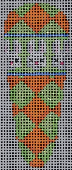 EM175 Bunnies and Lime Harlequin Baby Carrot