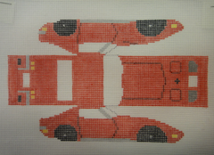 E2M Cool Wheels Red Corvette