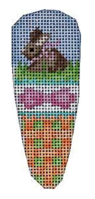 EM155 Bunny, Bow, and Lattice Baby Carrot