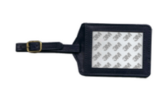 Leather Luggage Tag - Dark Blue