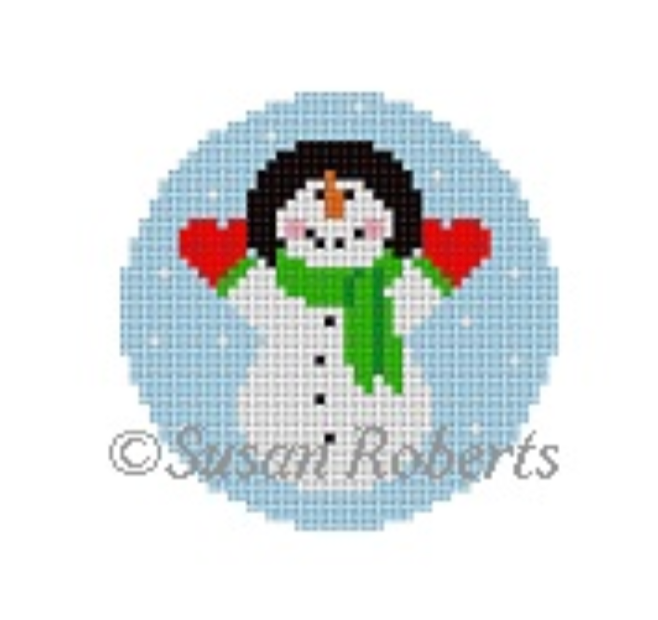 5917 Snowman Looking Up