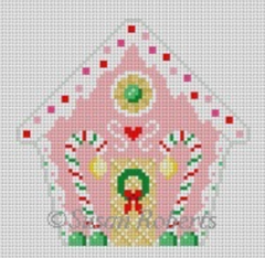 5861 Pink Gingerbread House