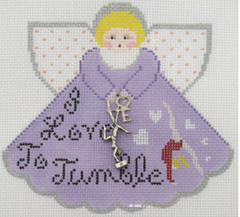 PP996BQ I Love to Tumble Angel