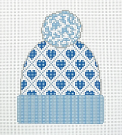 H-03 Blue Hearts Beanie