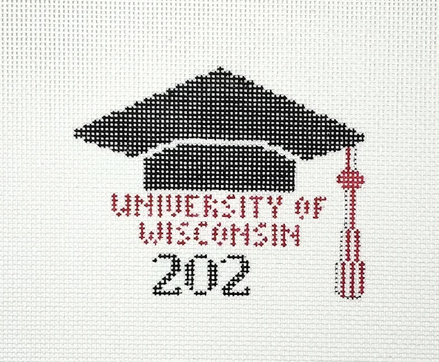 G-45 University of Wisconsin Graduation Cap – The Enriched Stitch