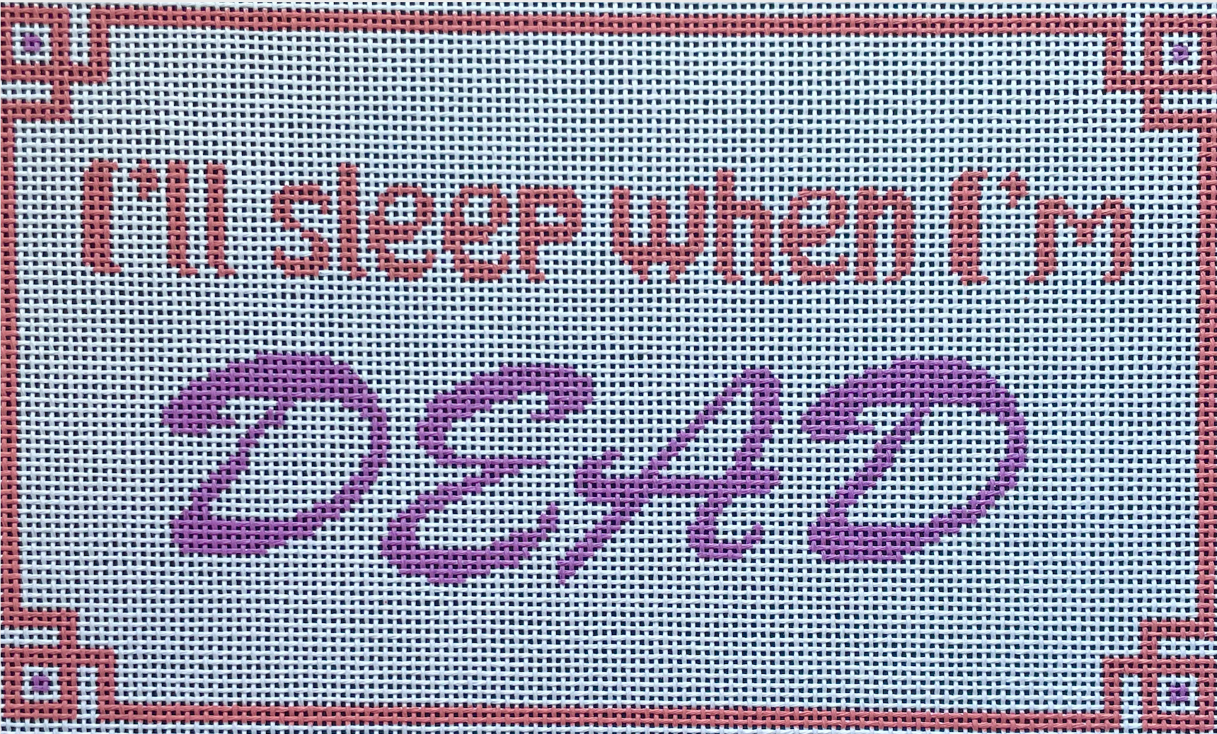 AL-134 Sleep When I'm Dead