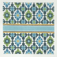 P-11 Portuguese Tiles Square - Turquoise