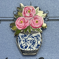 Pink Flowers Needle Minder