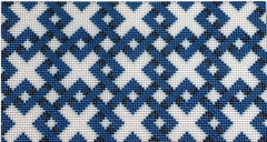 NTG TS290 Blue Diagonal Lattice