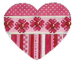 HE857 Dots Flowers Stripes Heart