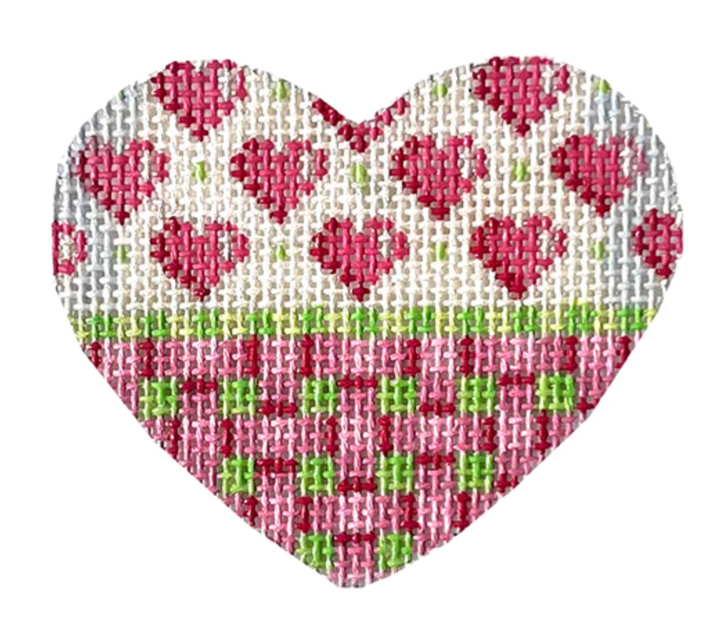 HE631 Hearts And Trellis Mini Heart