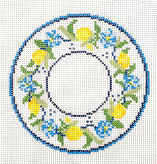 RR115W White Lemon Plate