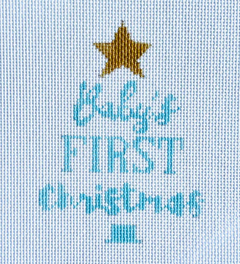 ZS-23.3 Baby's First Christmas Tree - Blue
