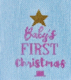 ZS-23.2 Baby's First Christmas Tree - Pink