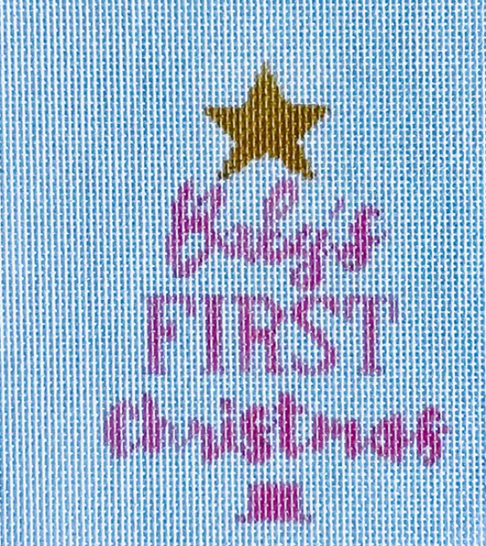 ZS-23.2 Baby's First Christmas Tree - Pink