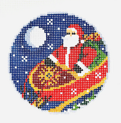 KCD1527 Santa's Sleigh Round