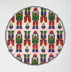 KCD1520 Pink Mini Nutcracker Round