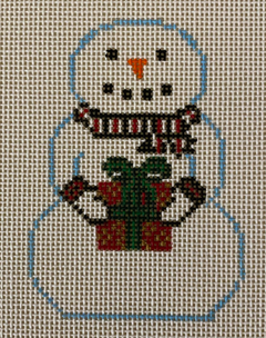 KCD1413 Snowman with Present
