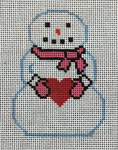 KCD1408 Snowman with Heart