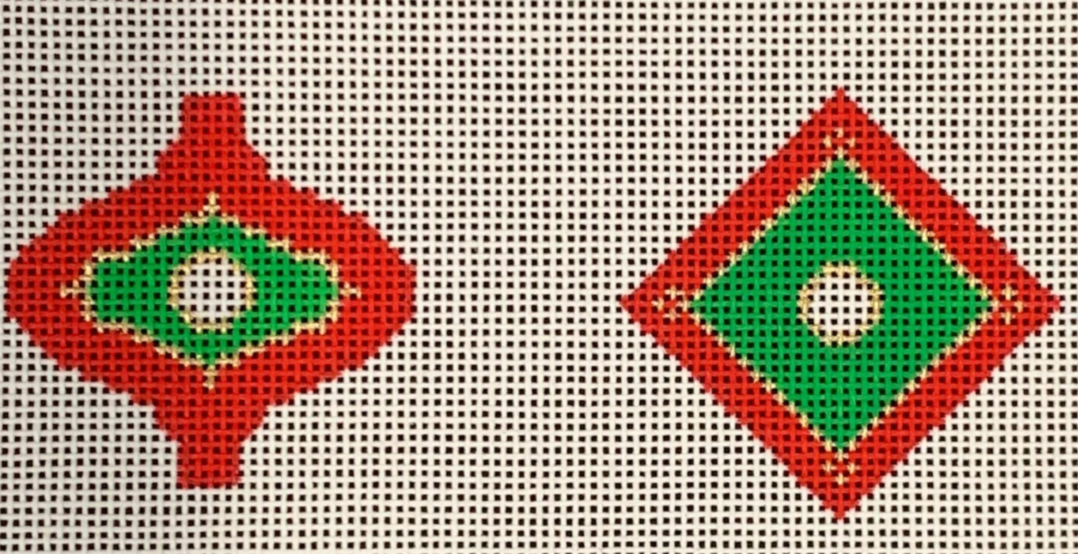 B-501 Red and Green Mini Ornaments