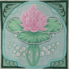 B-393 Art Nouveau Lotus Flower