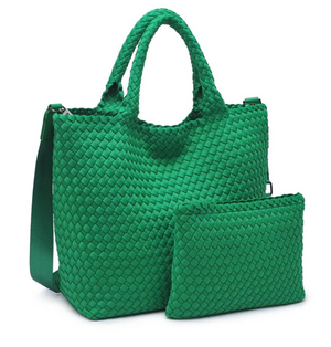 Neoprene Tote - Kelly Green