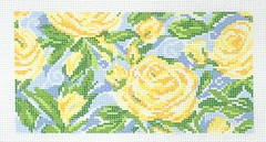 IC-11 Preppy Roses Clutch Insert - Yellow