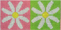 B547D Pink and Green Daisy Purse Strap