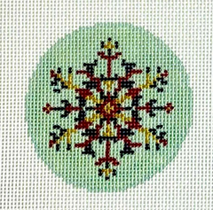 N8 Nordic Snowflake - Purple and Aqua