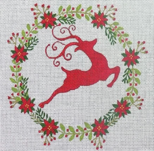 EJ-17A Leaping Deer Wreath