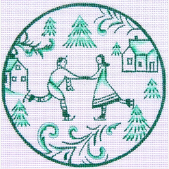 EV-X04C Toile Couple Skating - Green