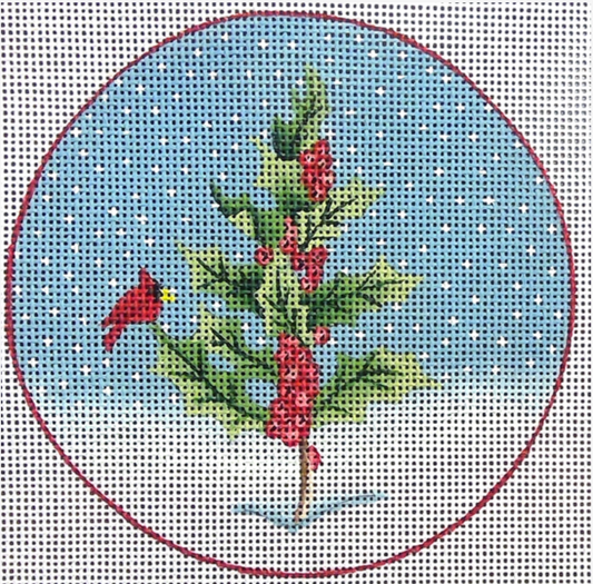 SB-02 Holly Ornament