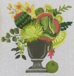 MZ-02A Green Still Life on White