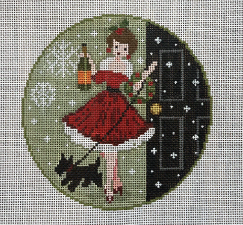 KDS-34 Betty Loves Bubbles - Scottie with Stitch Guide