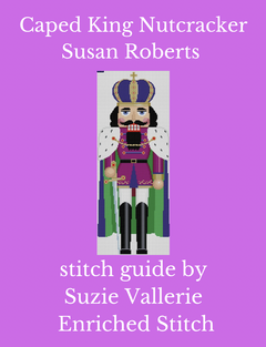 4398 Caped King Nutcracker Stitch Guide