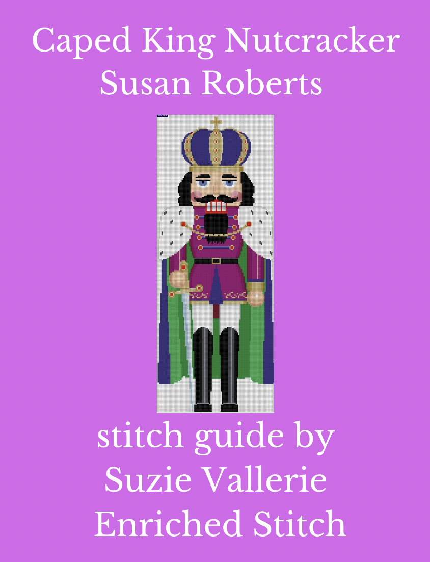4398 Caped King Nutcracker Stitch Guide